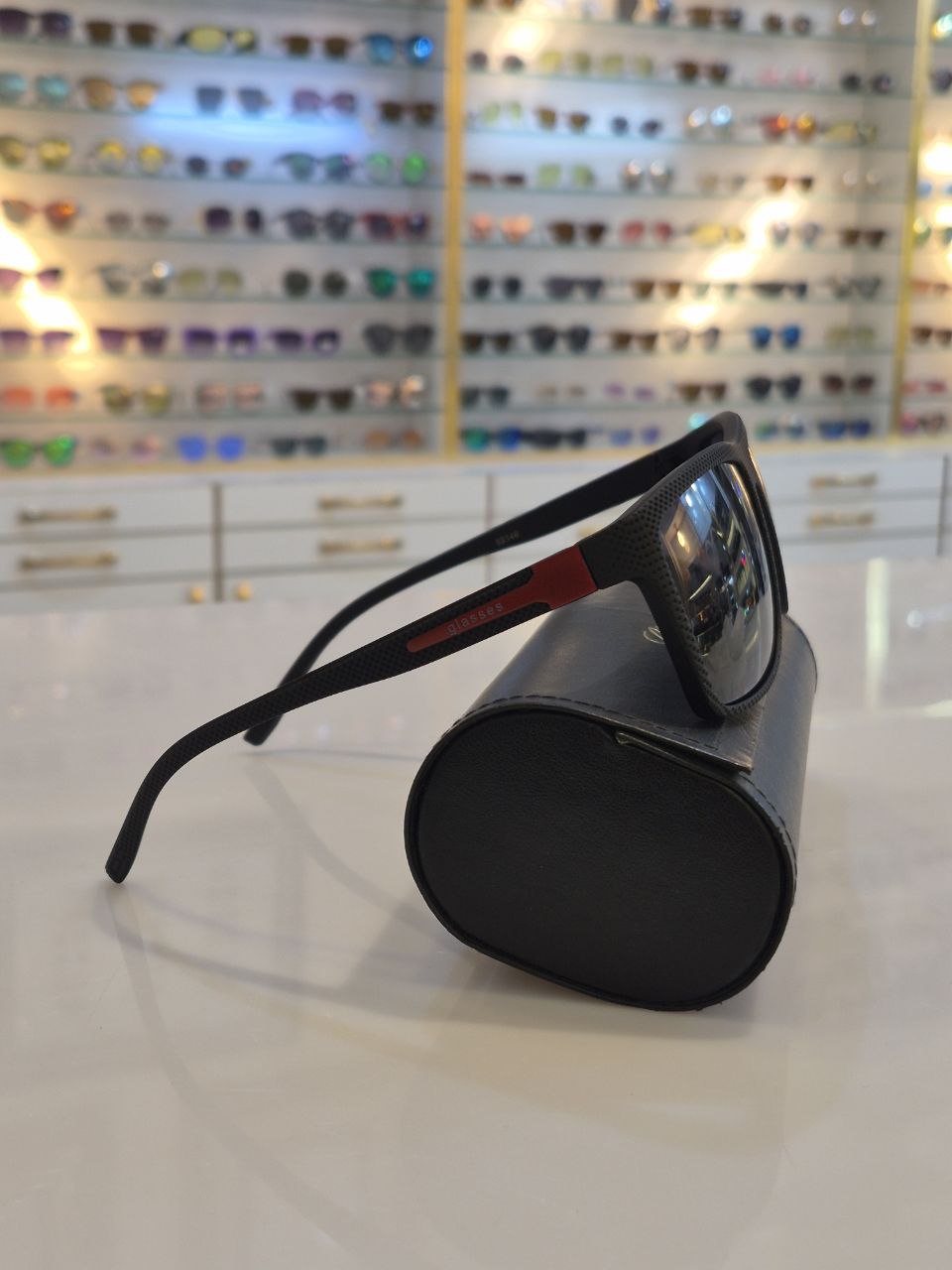 عینک یووی۴۰۰ مردانه جدید لنز شیشه