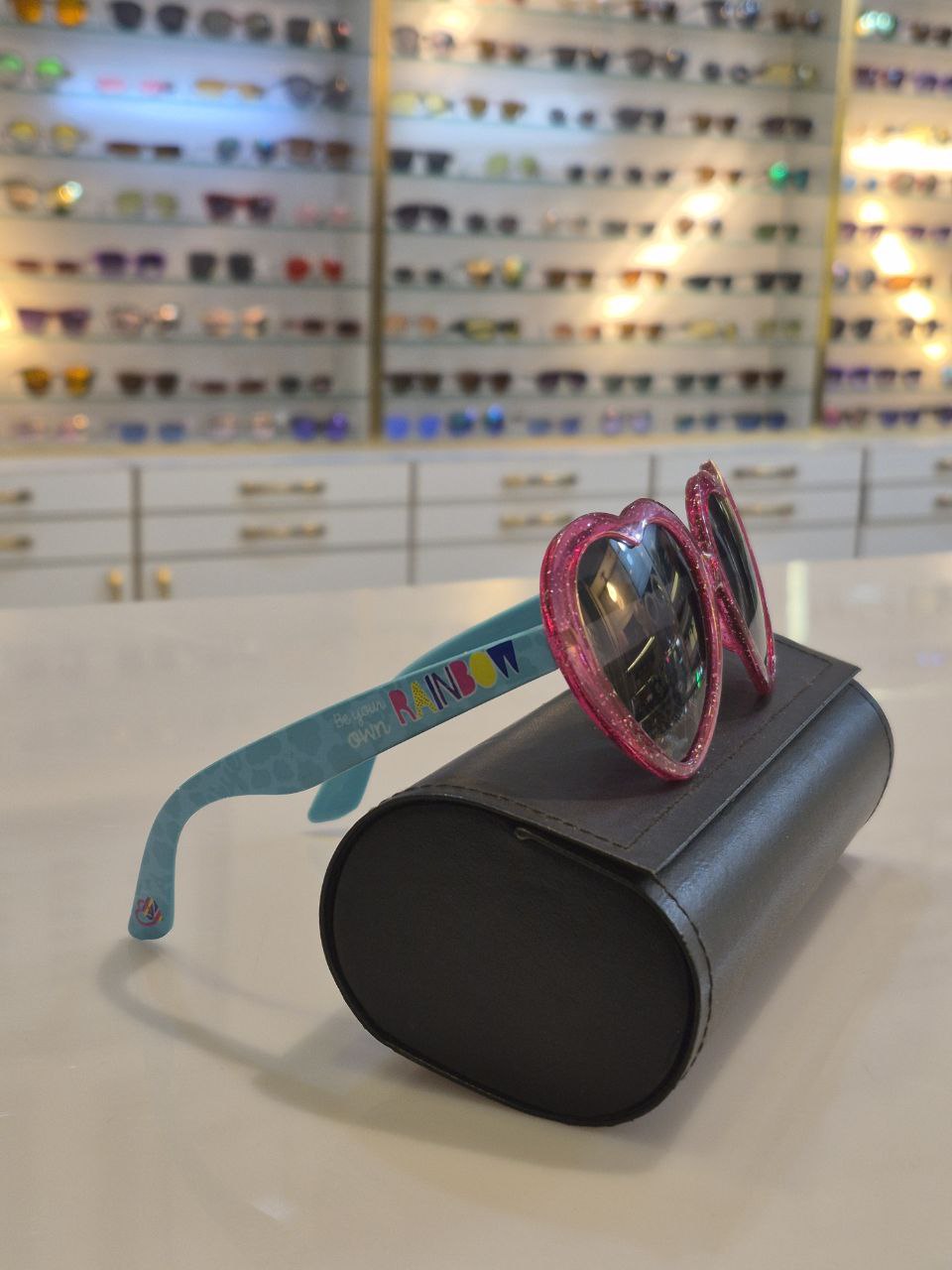 عینک بچه‌گانه قلبی اکلیلی